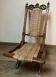 Victorian folding chair 19th century gothic caning Art & Craft