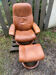 Stressless armchair and footrest set from the 70s/80s.