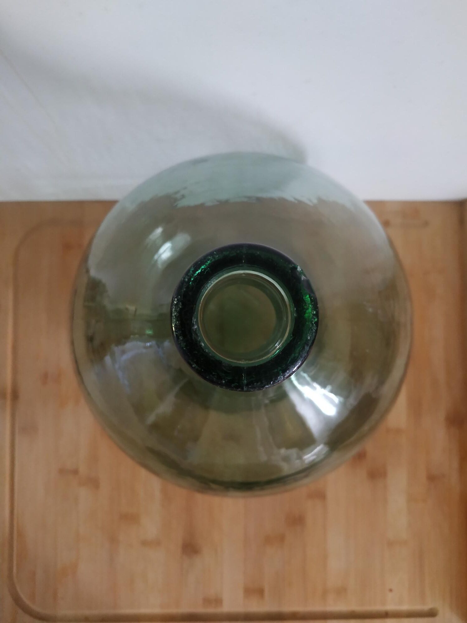 Demijohn vintage green 10,5l h38cm
