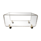 Coffee table with wheels, David Lange