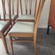 Series of 4 vintage chairs from the 60s-70s