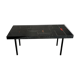 Vintage slate coffee table by Pierre Lèbe, 1960