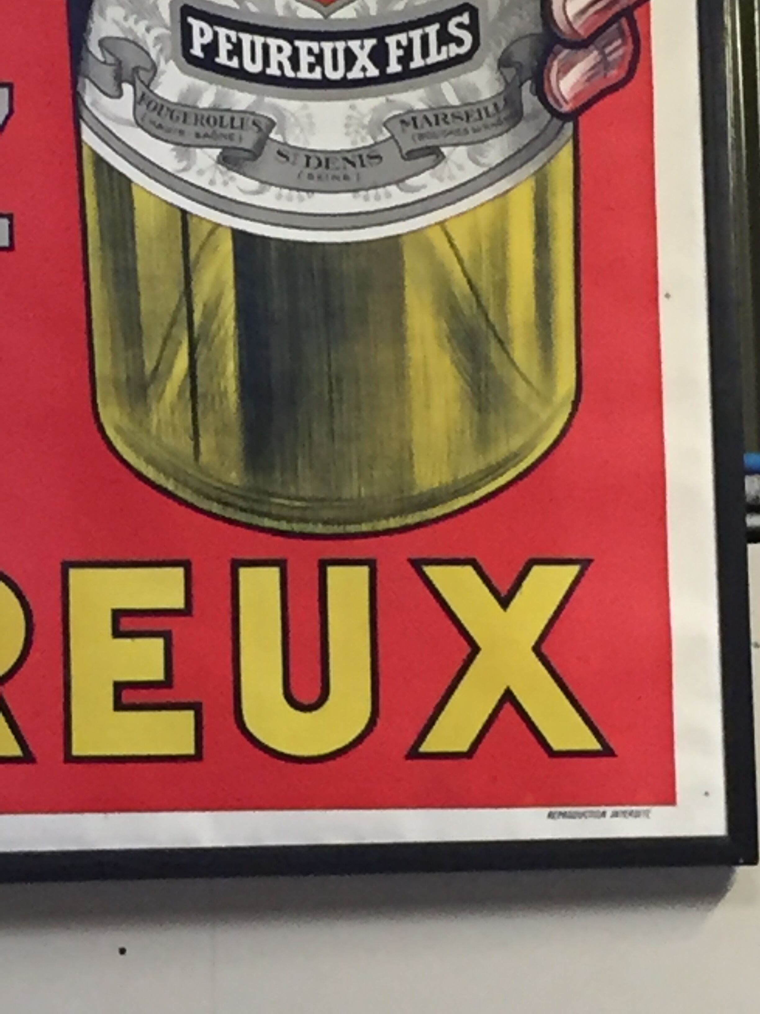 Poster linen original litho "Claim a coward" Henry Le Monnier 1925