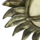Large Sunflower Ashtray Silver Plated Bronze S. Agudo 62cm
