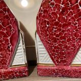 Duo of art deco vases