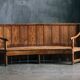 Rustic High-Back Tavern Settle, England, 18th Century