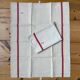 Set of 2 old linen tea towels