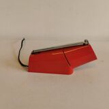 Danish Nordic Solar table or wall lamp in original red color