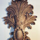 Incredible patinated wall candle holder