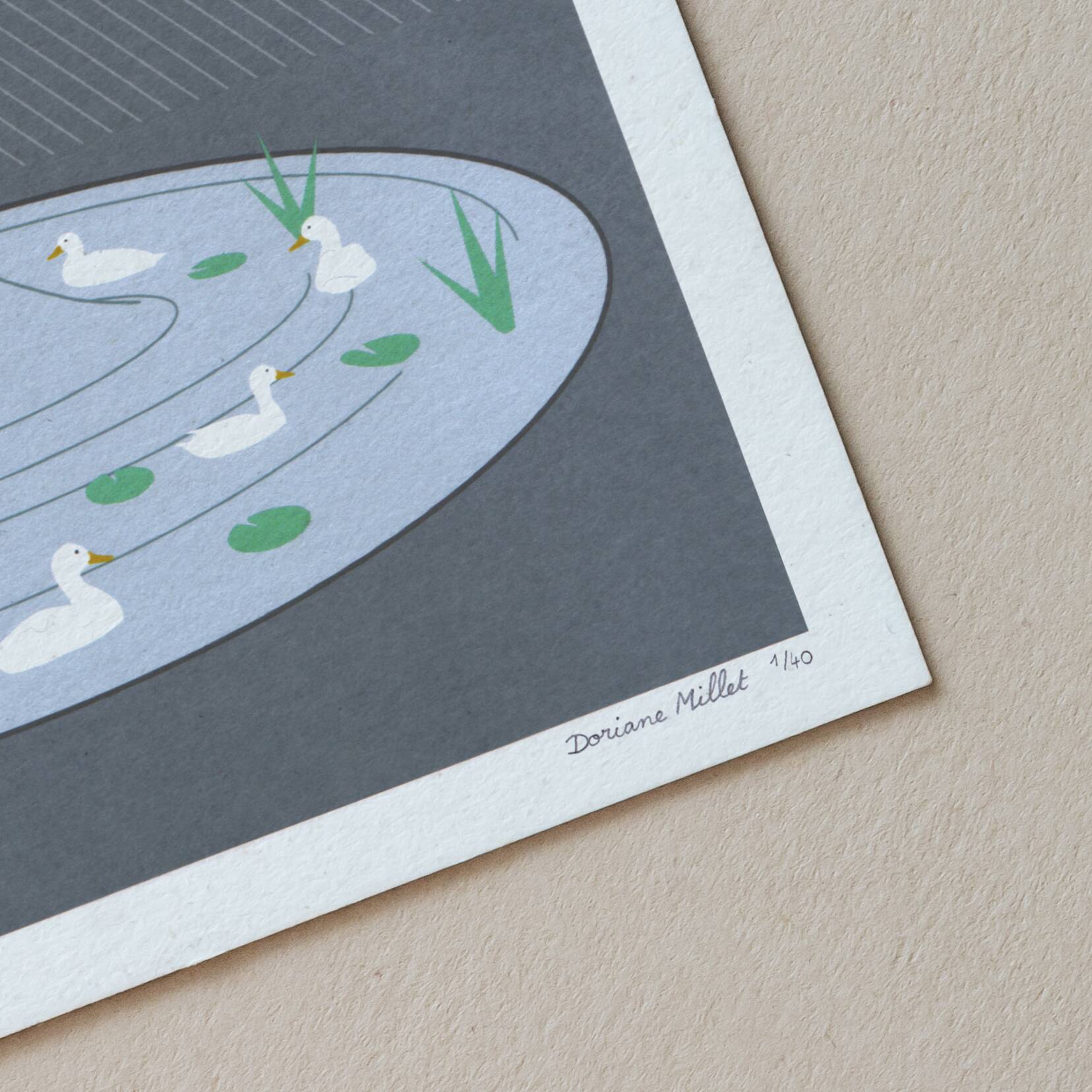 The Past, Art print 13x18 cm, limited and signed edition