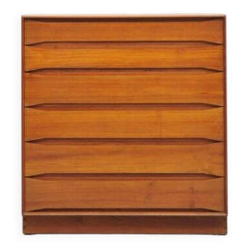 Danish teak chest of drawers by Dyrlund, 1970s