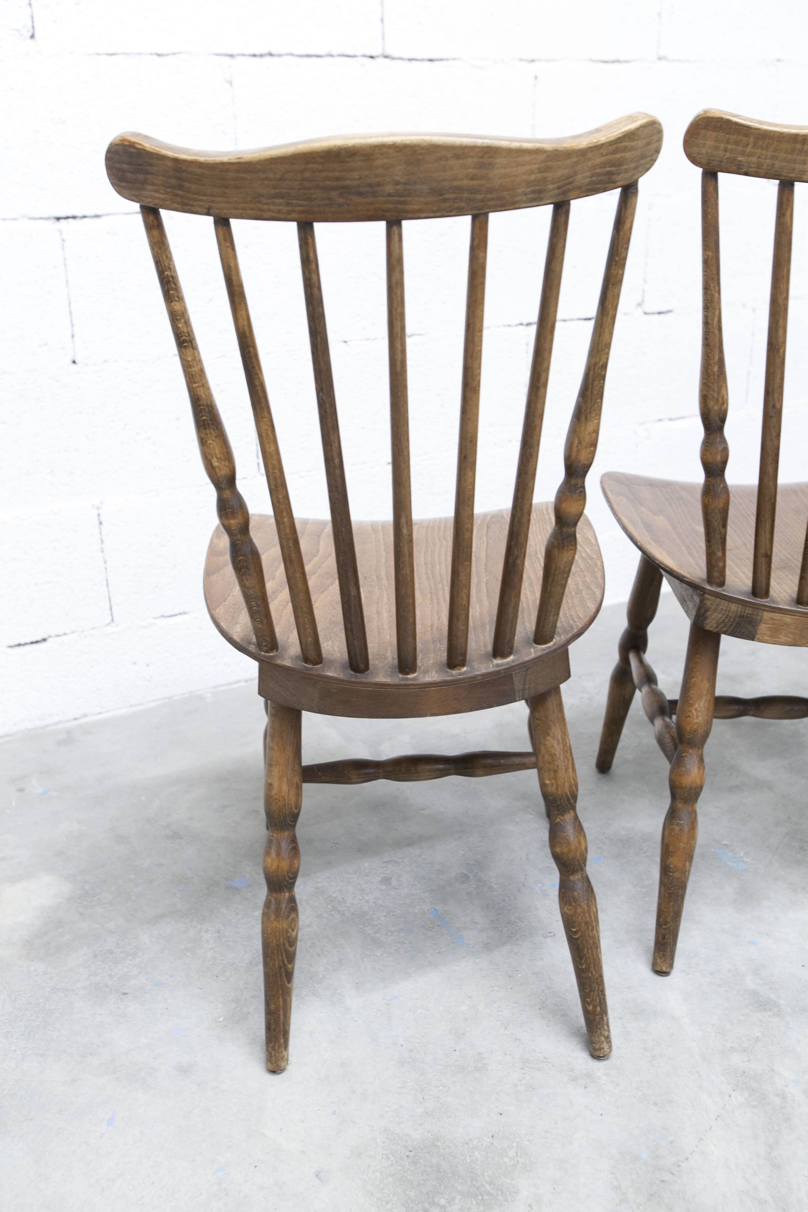 Set of 4 Baumann chairs, Florida model, 1970, superb condition