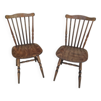 Paire de chaise bistrot baumann tacoma année 60 vintage