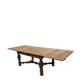 Italian table in raw oak from the 19th century.