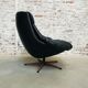 Vintage swivel lounge chair by HW Klein for Bramin, 1970s