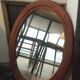 Miroir en bois massif vintage 52 x 68 cm