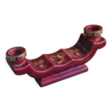 Art Deco ceramic candle holder