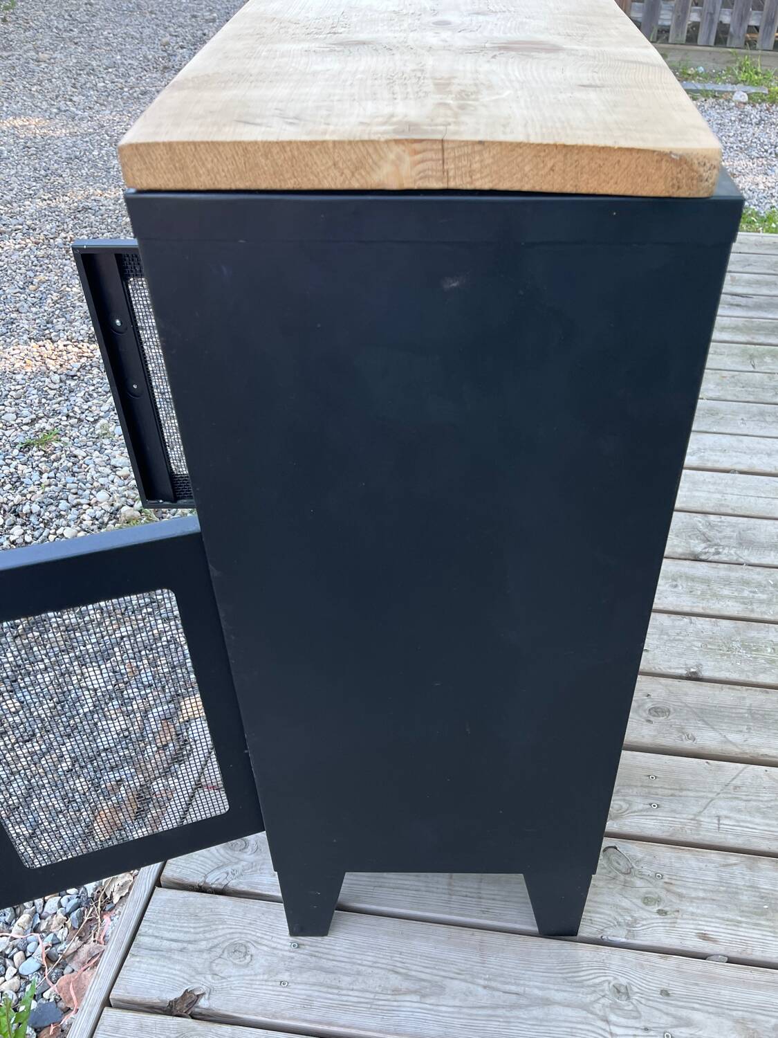 Small metal cupboard