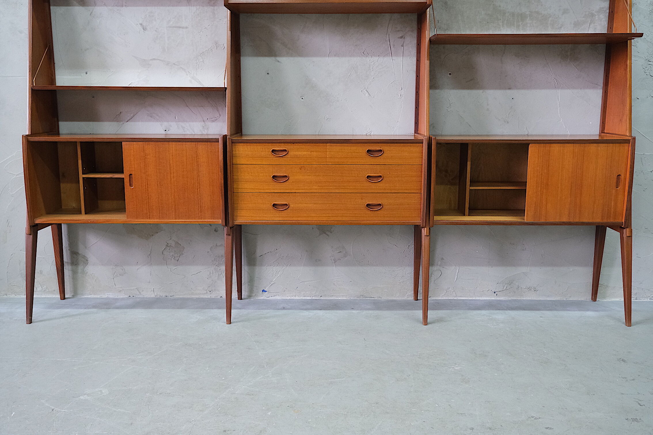 Mid Century Wall Unit by Einar Raknes, Norway 1960's
