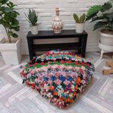 poufs berbère bouchrouite 60 X 60 X20 CM