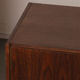 Vintage dark oak chest of drawers by Jiri Jiroutek, model U-450, 1960