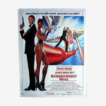Original movie poster "Dangerously Yours" James Bond 007