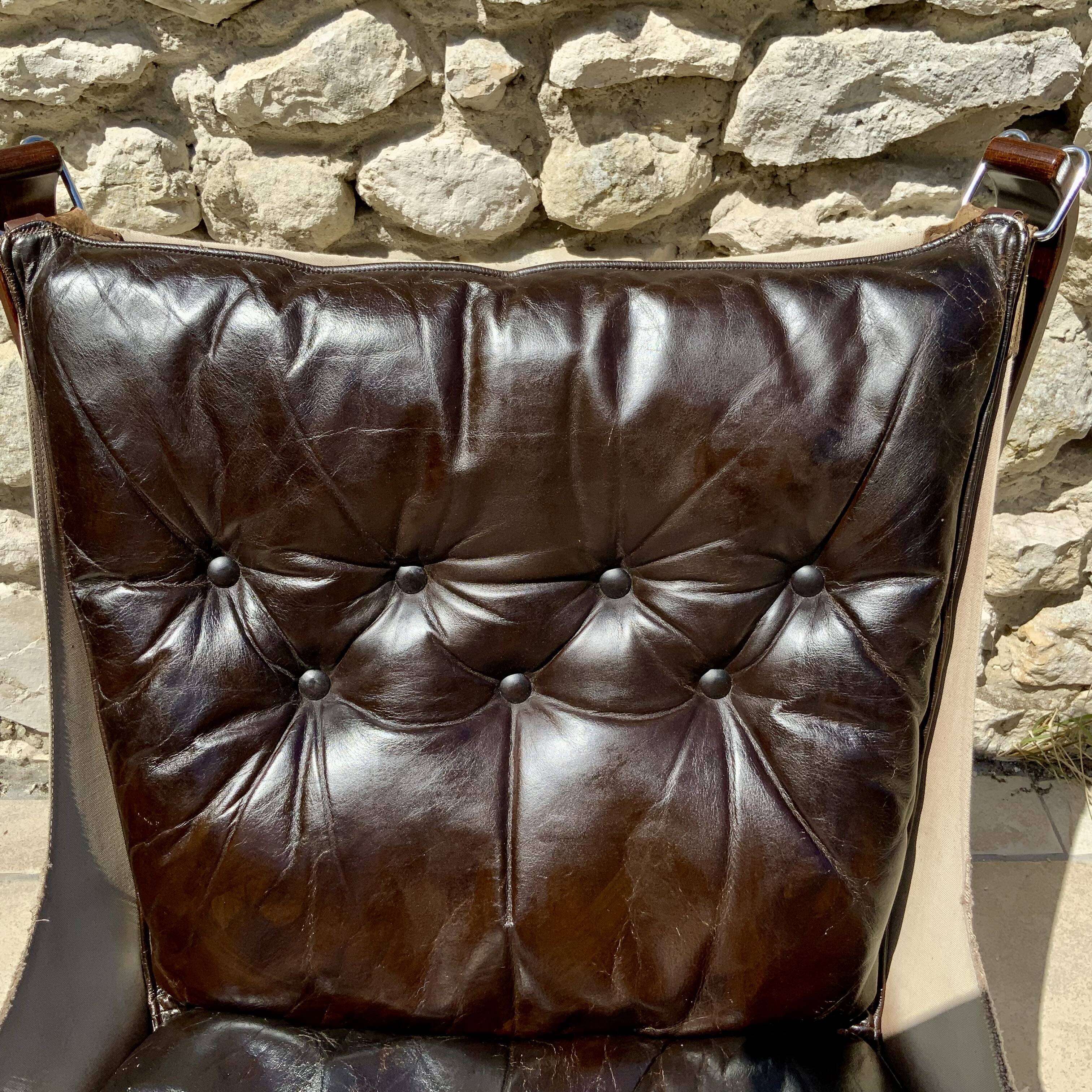 Pair of Scandinavian armchairs, Falcon by Sigurd Ressel, 1970s, produced