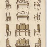 Chaises Thonet, modèle 207, ensemble de quatre