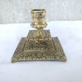 Bronze hand candlestick