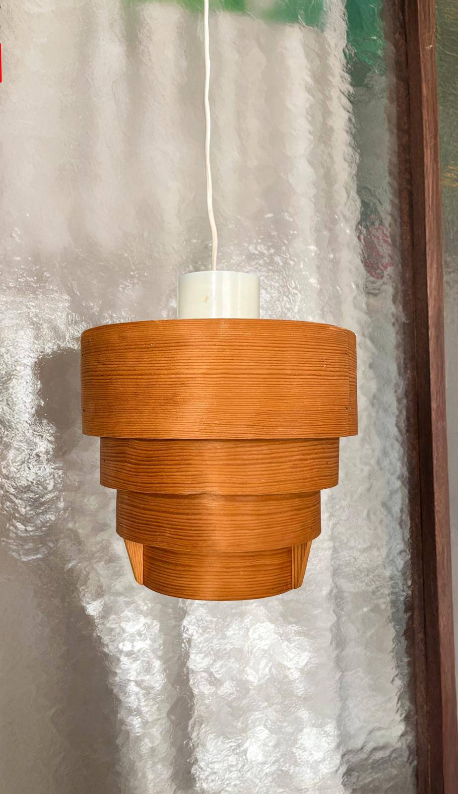 Pine and metal pendant light, Ellysett AB, Markaryd, HANS-AGNE JAKOBSSON