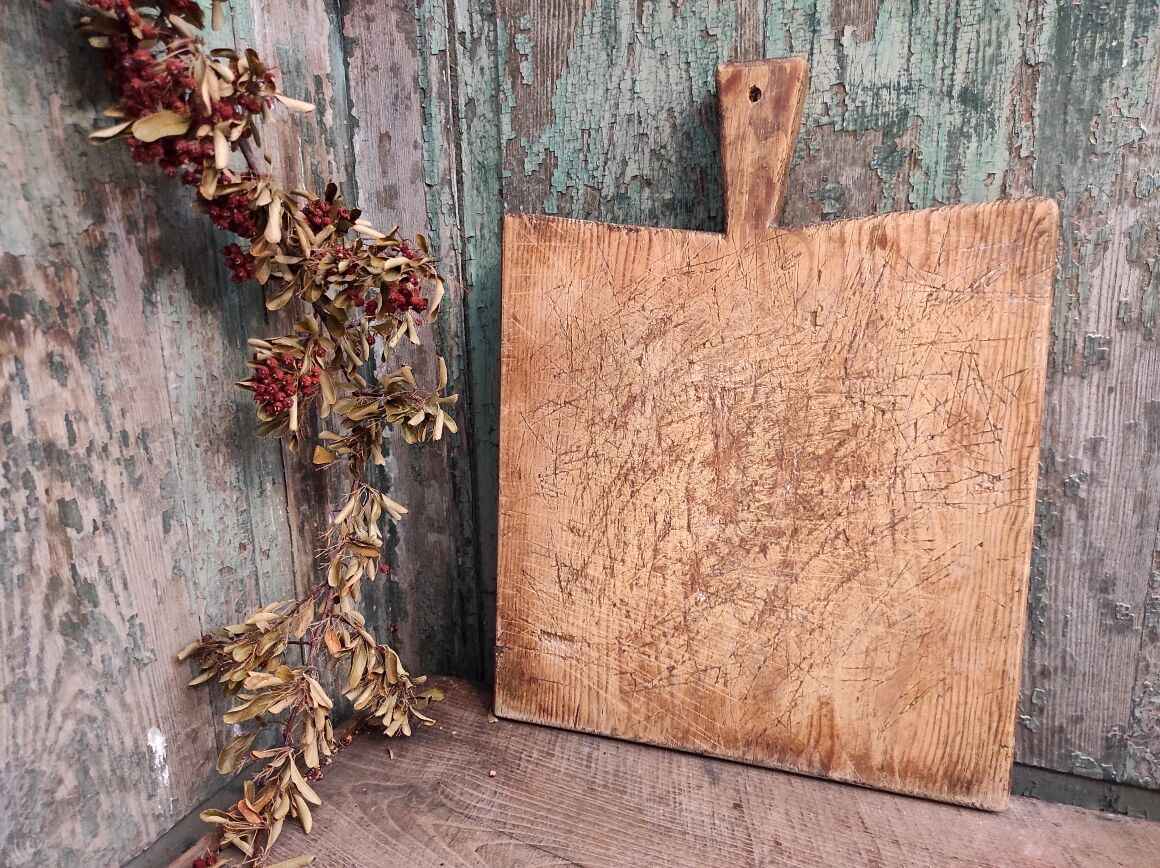 Planche à découper vintage en bois
