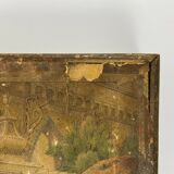 Old wooden box cube puzzle orientalist aladdin game 1900