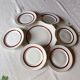 Limoges cake dish and its 6 dessert plates