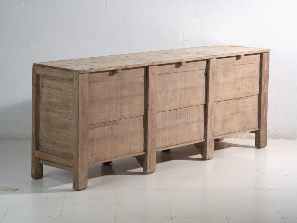 Antique buffet painted in pine wood – China, circa 1930
