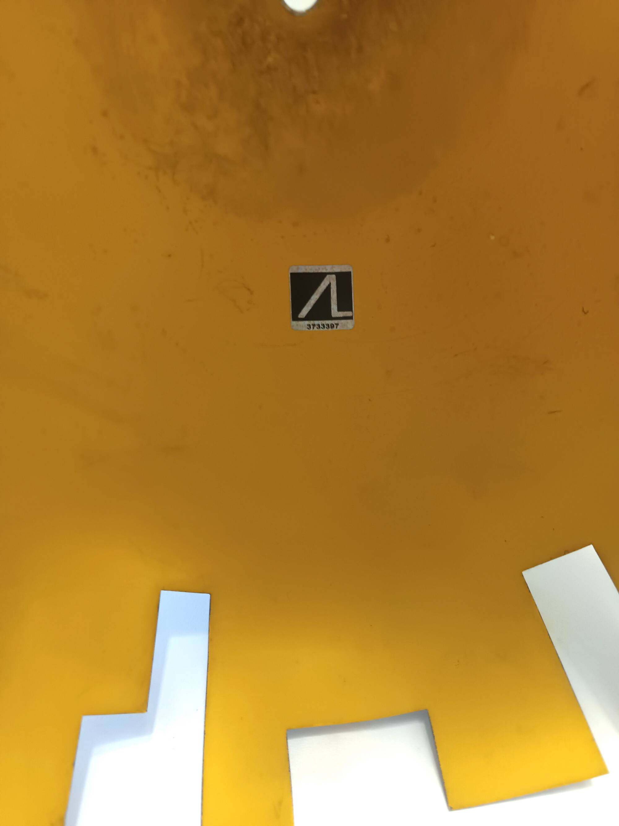 Lampadaire expérimental rare en laiton, aluminium et verre par Arredoluce, Italie