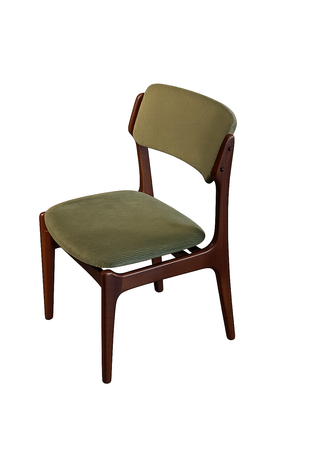 Chaise scandinave vintage Erik Buch modèle 49 personnalisable