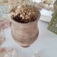 Bowl / Carved wooden vase