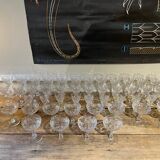 Beautiful lot of crystal glasses from Saint Louis