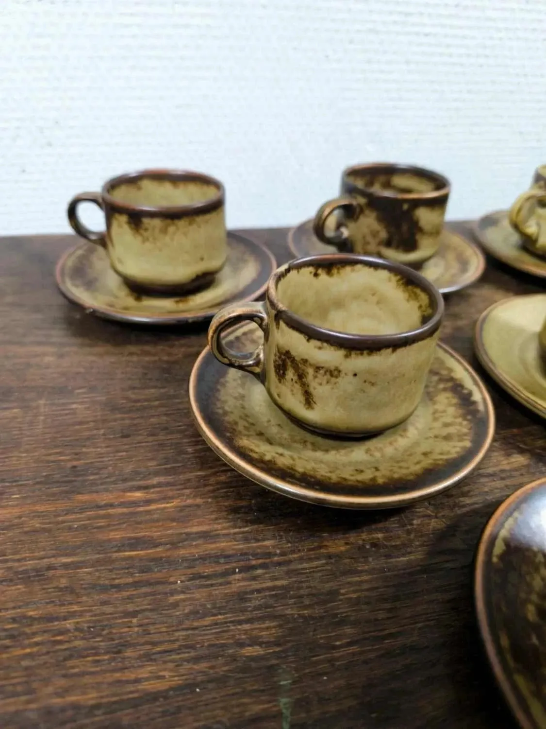 Set of 6 small cups + saucer Langenthal