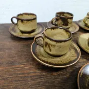 Set of 6 cups and saucers Langenthal