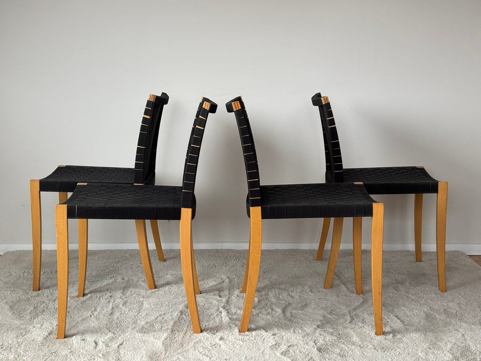 Model 737 chairs by Peter Maly for Thonet, 1990s set of 4