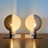 White-gray SIRIO lamp by Brazzoli & Lampa for Guzzini, Italy 1970s