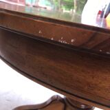 Round wooden table