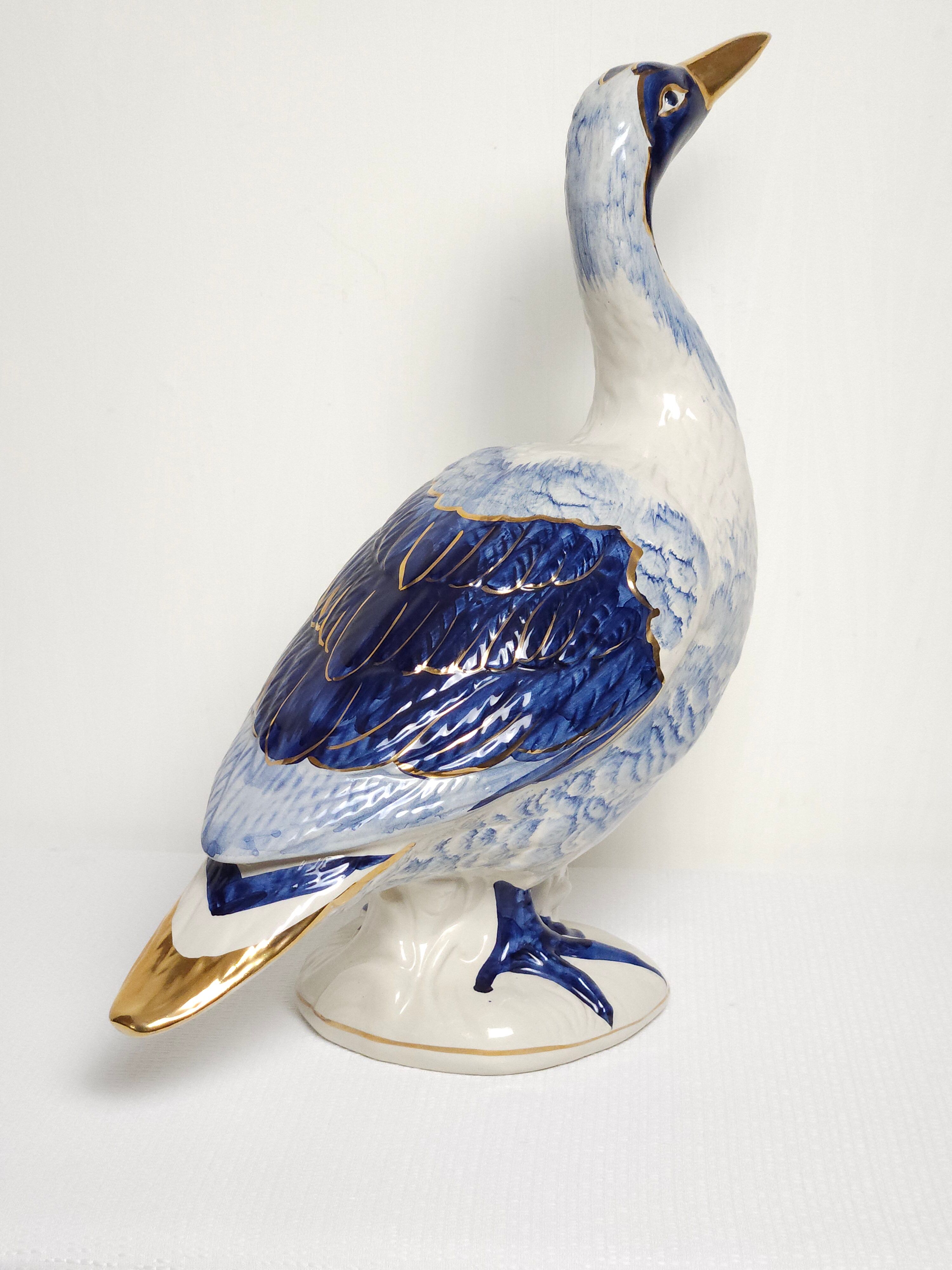 Vintage ceramic large duck Italy