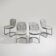 Set of 4 “077” chairs by Studio Cidue for Cidue, 1970s