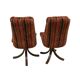 Chaises pivotantes velours