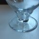 Set of 8 50s wine glasses in engraved crystal