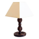 Art Deco Wood Table Lamp by Charles Dudouyt, France, 1930s