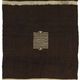 Small Vintage Anatolian Kilim Brown and Beige 165 x 128 cm