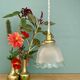 Vintage tulip suspension in frosted glass (TFB1)